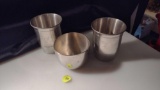 PEWTER CUP LOT