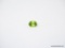 LIME GREEN SPHENE GEMSTONE, MEASURES 8MM X 6MM.