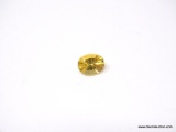 OVAL SHAPED YELLOW PERIDOT GEMSTONE, APPROX. 2.55 CARATS. MEASURES 10MM X 8MM.