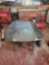 (SHED 2) BLACK DROPSIDE COFFEE TABLE, HAS HOT GLUE ON EACH CORNER,