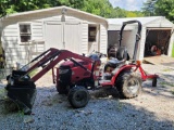 (SHED2) MAHINDRA MAX 24 HST TRACTOR. MODEL# 2HMM-7, SERIAL# *243152*. 314 HOURS.