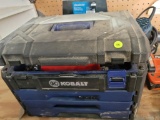 (SHED 3) KOBALT 3 DRAWER LIFT TOP PORTABLE TOOL CHEST TO INCLUDE: SOCKETS, WRENCHES, & HEX KEYS.