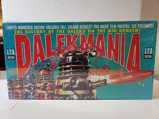 LIMITED EDITION DOCTOR WHO DALEKMANIA. THE HISTORY OF THE DALEKS ON THE BIG SCREEN. LIMITED NUMBERED