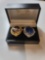 SET OF TWO DOCTOR WHO 35th Anniversary RING WATCHES IN PRESENTATION BOX MADE BY AQUA JANEIRO. THESE