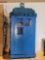 AUTOGRAPHED DR. WHO REPLICA 1920'S CALL BOX TELEPHONE. SIGNED BY 5 ORIGINAL CAST MEMBERS. MADE BY