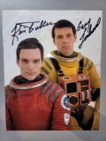 AUTOGRAPHED 8 X 10 PHOTO OF 2001: A SPACE ODYSSEY. AUTOGRAPHED BY KEIR DULLEA AND GARY LOCKWOOD
