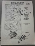 AUTOGRAPHED DR. WHO STORY BOARD EPISODE 8.12: D.I.J BY STEVEN MOFFAT, DIRECTED BY RACHEL TALALAY.