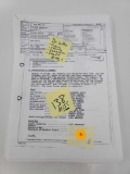 ASSORTED LOT OF DR WHO MISC. DOCUMENTS TO INCLUDE, FILIMING, SHOOTING, SUMMARIES, AND LOCATION