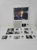 LOT OF TWO AUTOGRAPHICS OF BOTH DR WHO, TOM BAKER, AND PATRICK TROUGHTON.