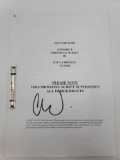 DR. WHO EPISODE 8 SHOOTING SCRIPT BY PAUL CORNELL. 12 OCTOBER 2004. AUTOGRAPHED BY CORNELL