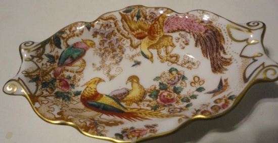 SMALL ROYAL CROWN DERBY ?OLDE AVESBURY? GLASS DISH ALL ITEMS ARE SOLD AS IS, WHERE IS, WITH NO