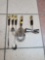 Lot Of 5 Bartenders Tools, Acrylic Handle With Brass Seahorses, Please see the pictures for more