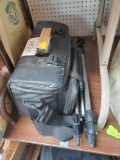 Vintage Video Camera With Tripod And Carry Case, Please see the pictures for more information.