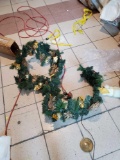 Christmas Garland, Gold Decor, Please see the pictures for more information.