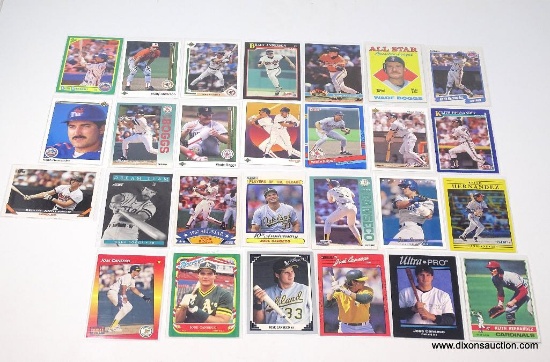 27 Cards - Brady Anderson (5) Wade Boggs (8) Jose Canseco (8) Keith Hernandez (6).