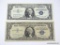 (2) ONE DOLLAR SILVER CERTIFICATES. 1957-B LOOKS UNCIRCULATED, 1957 STAR NOTE