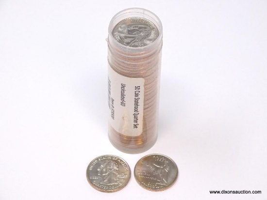 ROLL OF 50 UNCIRCULATED STATE QUARTERS- 1 FROM EACH STATE