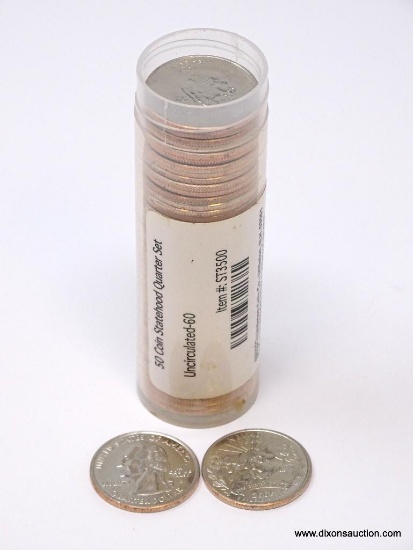 ROLL OF 50 UNCIRCULATED STATE QUARTERS- 1 FROM EACH STATE