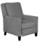 PUSH BACK WING RECLINER IN THE COLOR GREY