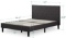 ZINUS Shalini Upholstered Platform Bed Frame / Mattress Foundation / Wood Slat Support /