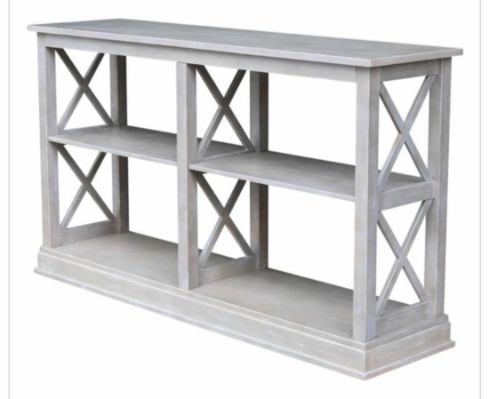 Hampton Sofa - Server Table With Shelves