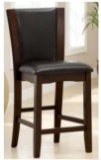 Astoria II by Furniture of America CM3710PC Counter Height Bar Stool Set of 2