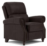 PRO LOUNGER PUSH BACK RECLINER RENU IN THE COLOR COFFEE