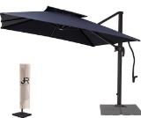 10' CABTILEVER HANGING PATIO UMBRELLA. NAVY BLUE. RETAILS FOR $125.72. PLEASE SEE THE PICTURES FOR