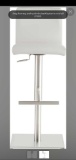 Euro Style Scott Adjustable Bar/Counter Stool 80974WHT. RETAILS FOR $371.99. Please see the pictures
