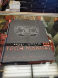 BATMAN V SUPERMAN DAWN OF JUSTICE TECH MANUAL BOOK, PUBLISHED BY TITAN BOOKS, ADAM NEWELL AND SHARON