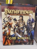 PATHFINDER ROLEPLAYING GAME GM SCREEN, PLEASE SEE THE PICTURES FOR MORE INFORMATION.