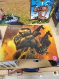 HALO 2 VISTA MOUSEPAD, REVERSIBLE FOR SHADOWRUN, PLEASE SEE THE PICTURES FOR MORE INFORMATION.