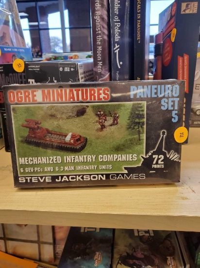 SEALED STEVE JACKSON GAME, OGRE MINIATURES PANEURO SET 5, PLEASE SEE THE PICTURES FOR MORE