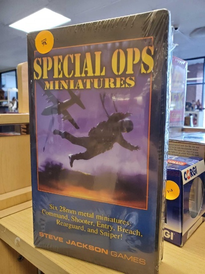 SEALED STEVE JACKSON GAME, SPECIAL OPS MINIATURES, SIX 28MM METAL MINIATURES, COMMAND, SHOOTER,