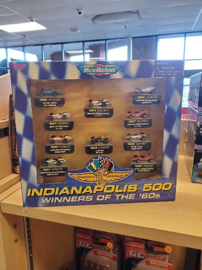 GALOOB, MICRO MACHINE INDIANAPOLIS 500 WINNERS OF THE '60S, 1997, PLEASE SEE THE PICTURES FOR MORE