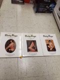 LOT OF 3 BOOKS,THE GLAMOROUS BETTY PAGE BOOK ONE, DEDICATED TO BETTY PAGE BOOK TWO, ,AND THE SEXY