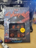 CYBERPUNK RED ESSENTIAL DICE, SET OF 6, BLACK AND RED, PLEASE SEE THE PICTURES FOR MORE INFORMATION.