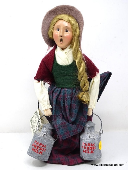 BYERS CAROLERS "THE CRIES OF LONDON" MILK MAID, 14 INCHES TALL.
