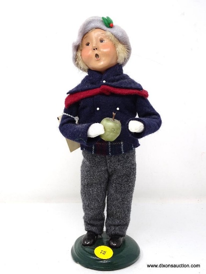 BYERS CAROLERS "THE CRIES OF LONDON", BOY WITH FRUIT, 10 INCHES TALL.