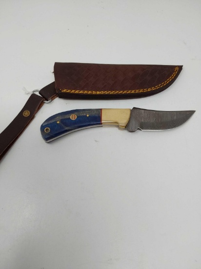 Blade Style: Trailing Point ; Blade Length: 3.5 inches; Knife Length: 8 inches