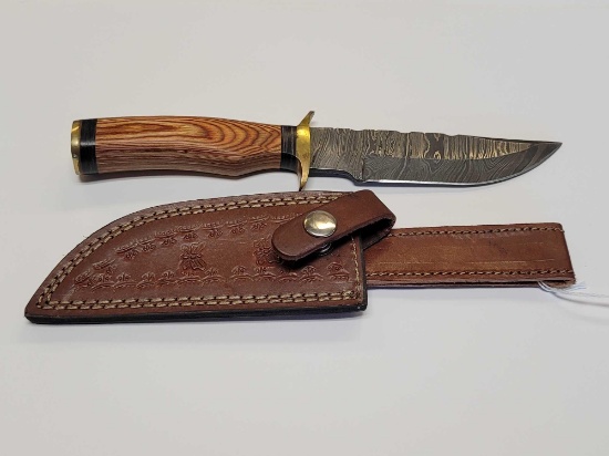 Blade Style: Straight; Blade Length: 5 Inches; Knife Length: 10 Inches.