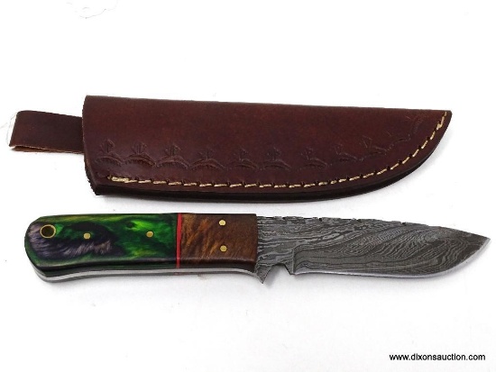 Blade Style: Drop; Blade Length: 4 Inches; Knife Length: 8 Inches