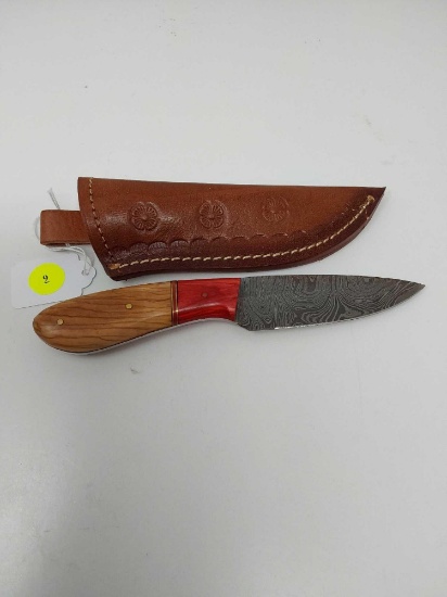 Blade Style: Drop Point; Blade Length: 4 inches; Knife Length: 8 inches