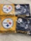 PAIR OF PITTSBURGH STEELERS THROW PILLOWS BOTH SETS ARE STILL IN THE PLASTIC