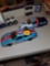 SET OF 2 1:32 SCALE STOCK CARS, NO.43 OIL TREATMENT STP RICHARD PETTY, 1992, AND A VALVOLINE NO.6