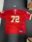 NFL Apparel Red Kansas City Chiefs #72 Dorsey Jersey Unisex Adult Size 54 NF023294