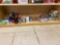 SHELF LOT OF ASSORTED ITEMS TO INCLUDE, FIZZY BATH BOMBS, 8 PACK OF LEVER 2000 ALOE AND CUCUMBER