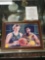 SIGNED AND FRAMED SPORTS PHOTOGRAPH, LARRY BIRD AND MAGIC JOHNSON, COMES WITH SCM NUMBER MATCHED