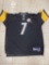 NFL EQUIPMENT REEBOK JERSEY #7 PITTSBURG STEELERS ROETHLISBERGER IN BLACK SIZE 3XL