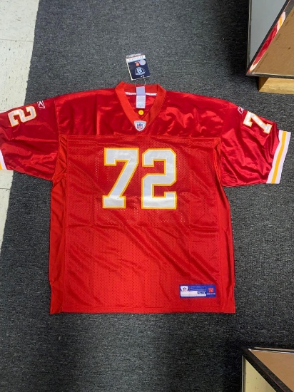 NFL Apparel Red Kansas City Chiefs #72 Dorsey Jersey Unisex Adult Size 54 NF023294